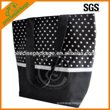 High quality cotton fashion beach bag with dot